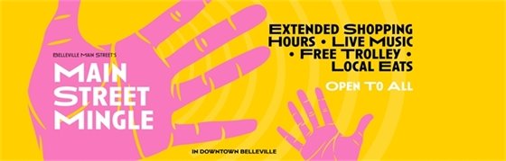 Belleville Main Street Mingle 2023 Ad