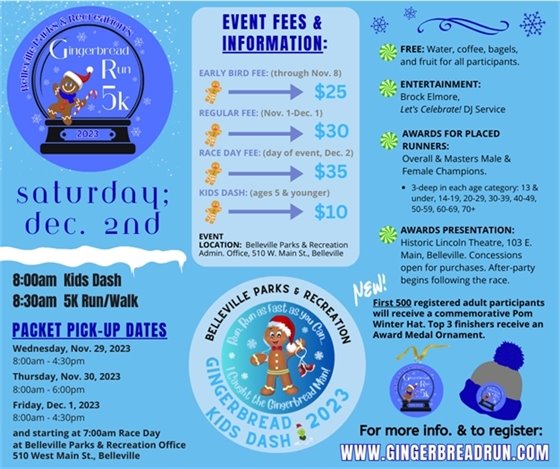 2023 Belleville Gingerbread Run
