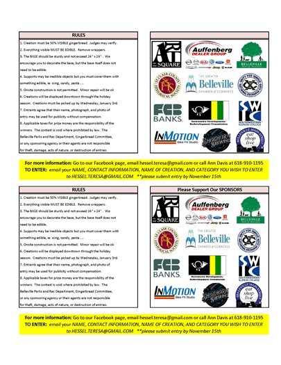 Belleville's 34th Annual Gingerbread Contest page 2