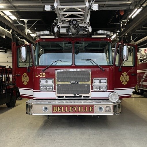Belleville Fire Department new ladder truck 29