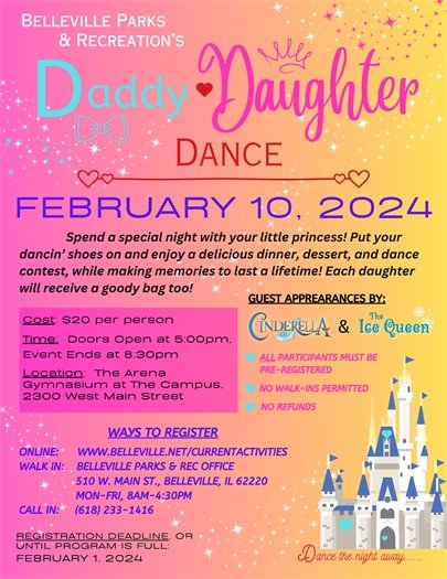Daddy Daughter Dance: February 10th 2024
