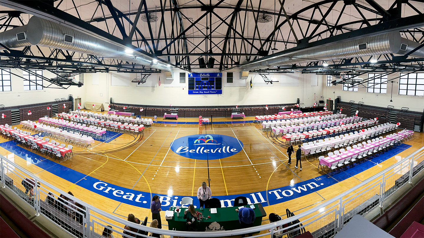 Belleville Arena Daddy Daughter Dance Setup 2024