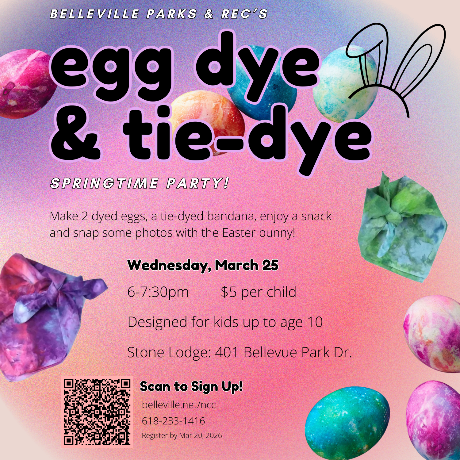 Egg Dye Tie Dye square